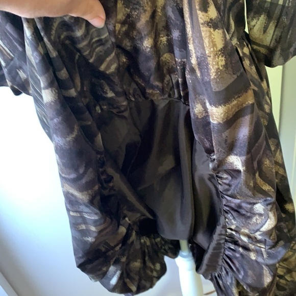 TOAST Printed Silk Bubble Dress 6 - Picture 6 of 11